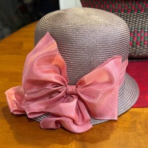 Louise Green Minnie cloche, lavender/pink